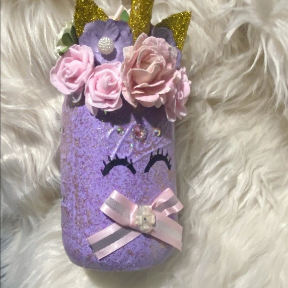 Custom Unicorn mason jars - Picture 2 of 3